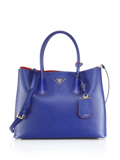 blue prada handbag|Prada saffiano blue.